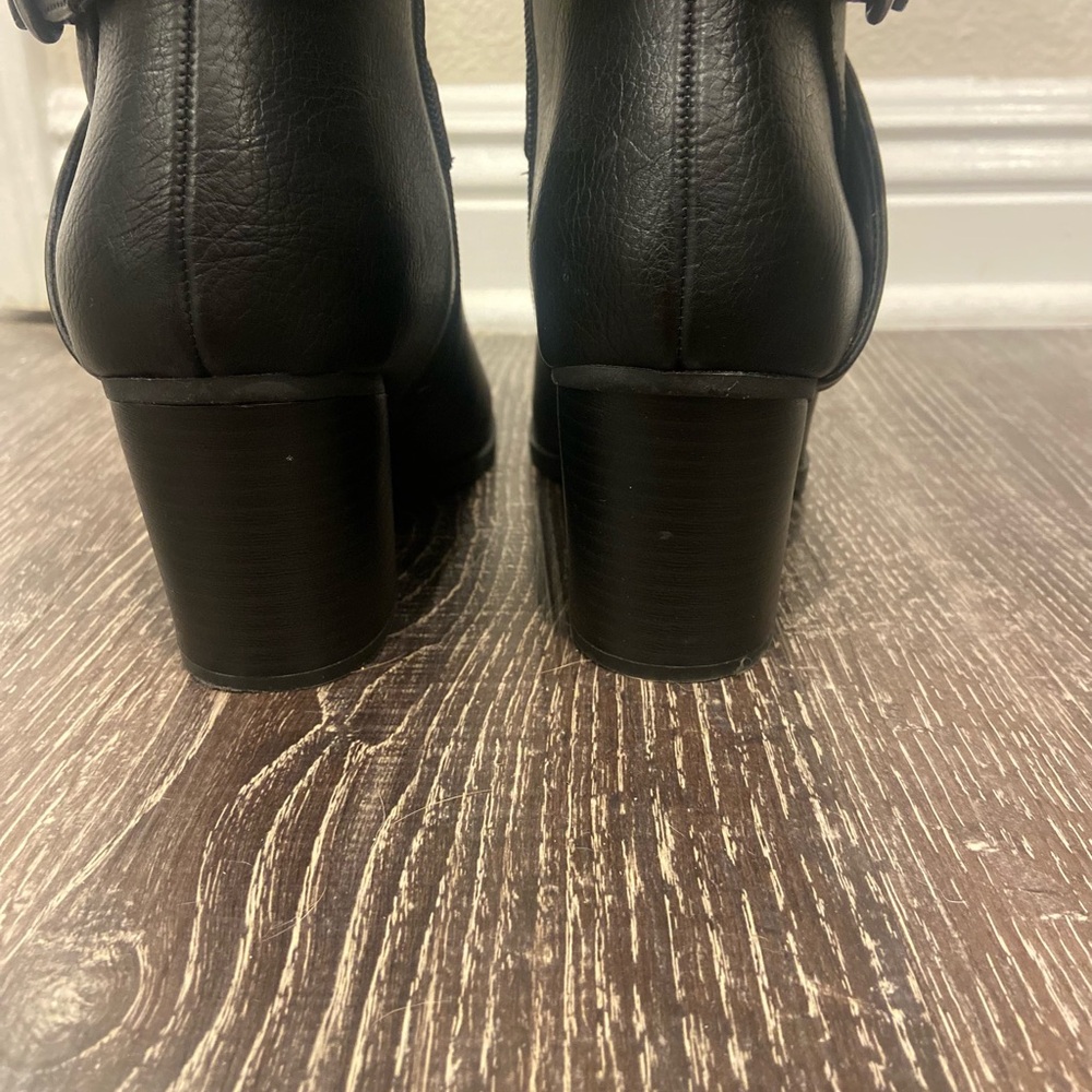 SOUL Naturalizer Triya Black Knee High Heeled Boots 8.5M - Picture 5 of 11